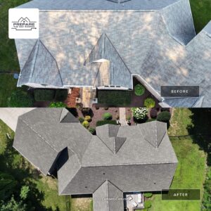 Before and After Reroofing Work in North Carolina